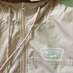 Pink Vans Windbreaker